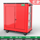 老A工具車一抽屜雙開(kāi)門多功能維修工具車零件柜維修工具柜 推車車間 紅色網(wǎng)狀LA111808