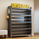 熒焰鋼制鞋柜家用新款2025門(mén)口入戶(hù)柜一體靠墻收納柜多層鋁合金鞋架子 2025新款加厚鞋柜【灰色】 【熱銷(xiāo)認證】五層60*35*80cm