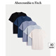 ABERCROMBIE & FITCH男裝25夏季新款5件組合套裝經(jīng)典小麋鹿LOGO短袖T恤KI124-5216 藍色組合裝 S (175/92A)