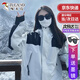 啄木鳥沖鋒衣男女春秋季戶外登山防水防風(fēng)休閑工裝夾克三合一外套上衣服 2366白色【單件外套】 XL 【建議體重135-150斤】