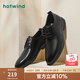熱風(fēng)（Hotwind）秋季新款男士經(jīng)典百搭正裝商務(wù)皮鞋通勤系帶男鞋婚鞋男 01黑色H43M4715 40 (250mm) (偏大半碼)