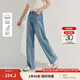 茵曼（INMAN）【商場(chǎng)同款】萊賽爾毛邊牛仔闊腿褲2025夏季女裝新款寬松褲子 牛仔藍(lán)【好評(píng)返現(xiàn)】 27