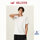 HOLLISTER24夏款經(jīng)典小海鷗情侶基礎(chǔ)款短袖T恤男裝女裝KI324-4042 白色 M (180/100A)