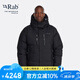 Rab秋冬男800篷Batura高山羽絨服鵝絨運動防風(fēng)抗撕耐磨450g  QDB-43 黑色(New) M