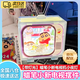 蠟筆小新小夜燈亞克力擺件可愛(ài)裝飾玩具燈光床頭燈動(dòng)漫生日禮物 藍色蠟筆小新一家【帶LED燈帶】
