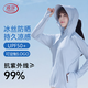 浪莎（LangSha）防曬衣女士春夏冰絲涼感防紫外線防曬服輕薄透氣舒適戶外皮膚衣