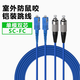 辰飛揚 電信級鎧裝光纖跳線(xiàn)單模雙芯SC/FC/ST/LC工程專(zhuān)用尾纖延長(cháng)線(xiàn)防鼠咬阻燃 鎧裝單模雙芯SC-FC 10米