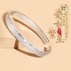 GLTEN滿(mǎn)天星純銀手鐲女生日禮物女生實(shí)心999足銀鐲子送女朋友老婆紀(jì)念