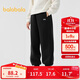 巴拉巴拉童裝女童褲子冬裝加絨長(cháng)褲保暖兒童運動(dòng)24108020