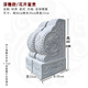 晟煦石雕門(mén)墩抱鼓石一對仿古天然青石頭牌樓門(mén)墩門(mén)枕石別墅家門(mén)口擺件 60厘米青石精雕一只