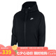 耐克（NIKE）男冬季連帽夾克外套加絨保暖 休閑運動  BV2646-010黑色XXL