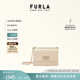 芙拉（FURLA）【七夕禮物】1927迷你牛皮女士時(shí)髦高級感單肩斜挎包鏈條包小方包 裸色 MINI
