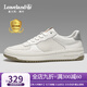 楓葉（leaveland）男鞋夏季新品透氣網(wǎng)鞋男簡約百搭軟底運動板鞋男防滑休閑鞋子男 白色(皮鞋碼) 41