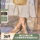 天美意勃肯鞋子瘋狂動物城聯(lián)名復(fù)古涼拖鞋雙排扣女鞋2025夏CGL03BT5 淺灰 37