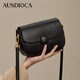 澳迪佳女神節禮物真皮包包女款2026年新款通勤女包女士斜挎包單肩媽媽包 黑色【小號】