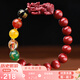 慈靈閣朱砂貔貅手鏈五路財(cái)神手串轉(zhuǎn)運(yùn)珠男女款紫金砂水晶瑪瑙本命年禮物