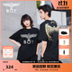BOY LONDON【金翼鎖鏈】夏季短袖情侶款翅膀燙金潮牌圓領(lǐng)T恤N01918 黑印金N01918 經(jīng)典升級 L