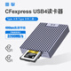 雷掣USB4 cfa/cfb讀卡器cfea卡/cfeb卡適用CFexpressA/B存儲卡支持索尼佳能相機蘋(píng)果手機15/16讀卡