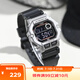 卡西歐（CASIO）手表男小方塊運動防水學(xué)生男女表多功能非機械電子表WS-1400H-1B