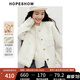 紅袖小香風(fēng)短外套春季2025新款女裝刺繡織帶邊圓領(lǐng)甜美氣質(zhì)百搭上衣 米白004 M