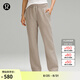 lululemon丨Loungeful 女士休閑直筒長(cháng)褲 LW5EO5A 河石色 M
