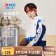 特步（XTEP）兒童童裝中大童吸濕透氣撞色挺闊格子運(yùn)動(dòng)風(fēng)衣 皇家藍(lán) 165cm