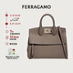 菲拉格慕（Ferragamo）女士STUDIO牛皮革手提包0718294 七夕禮物送女友