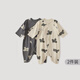 巴厘小豬【2件裝】寶寶衣服春秋初生兒連體衣四季新生嬰兒蝴蝶衣a類純棉 熊貓機長 【兩件裝】 52cm