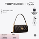 Tory Burch 湯麗柏琦【線上專享】KIRA 小號絎縫翻蓋肩背包女包TB 90456 黑色 001 OS