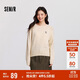 森馬（Semir）史努比系列毛衣女冬彩點(diǎn)含羊毛插肩袖繡花圓領(lǐng)套頭衫101724107025