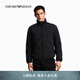 EMPORIO ARMANI/阿瑪尼官方旗艦新款男士80白鴨絨立領(lǐng)絎縫羽絨服外套秋季 UC001-黑色 50 (L) (推薦：150-165斤)