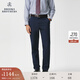 布克兄弟（BrooksBrothers）男士25早秋新款按扣刺繡logo休閑長(zhǎng)褲 4004-藏青色 31 31/32