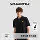 Karl Lagerfeld黑色短袖POLO衫夏季新款卡通標(biāo)識(shí)T恤上衣男老佛爺M22X2001 黑色 XL (52)