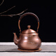 賽可優(yōu)加厚手工純紫銅壺煮茶壺燒水壺養生壺泡茶壺功夫茶具銅器茶杯水壺 三號大肚素壺+茶網(wǎng) 1.5L 1L以上