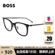 雨果博斯（HUGO BOSS）近視眼鏡框男黑色鏡框光學(xué)眼鏡女架眼鏡框1360F 807 52MM