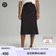 lululemon丨City Sleek 女士高腰半身裙 LW8ALKS 黑色 27