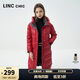 金羽杰加厚黑金羽絨服女長(zhǎng)款冬季都市簡(jiǎn)約寬松羽絨面包服女士Y22608115