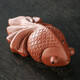 宇軒 紫砂茶寵金魚(yú)手工精品富貴魚(yú)年年有余財源鯰魚(yú)茶玩茶藝擺件 ZY--（金魚(yú)）紅泥