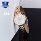 卡西歐（CASIO）【520送禮】SHEEN 時(shí)尚休閑潮流皮帶女表石英手表SHE-4545 送女友 SHE-4545G-7AUPR