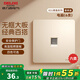 德力西（DELIXI） 開關(guān)插座 金色CD821無框大板 86型電源墻壁面板插座 電腦插座（六類）