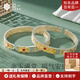 亞一銀手鐲滴膠海棠花開國風(fēng)銀鐲子999足銀飾品送女友送老婆生日禮物 海棠花開手鐲/約30g