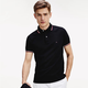 Tommy Hilfiger美國Tommy Hilfiger湯米男士美式POLO衫翻領(lǐng)短袖清倉 黑色帶邊 常規(guī) M 165-175cm/60-75kg
