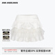 ANN ANDELMAN官方直營 2025夏季新款短裙 拼接蛋糕裙 白色 XS