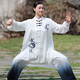 爭風(fēng)華太極服女款太極拳2025夏季新款八段錦表演練功服夏男漸變色高端 武字太極圖漸變色三件套 L