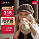 bebebus鉆光兒童保溫杯嬰兒保溫水杯牛奶杯316l便攜吸管水杯保溫壺500ml