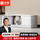 中偉（ZHONGWEI）鋼制文件柜帶鎖儲物柜鐵皮柜財務(wù)檔案柜憑證柜收納柜分五節(jié)單節(jié)柜
