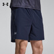 安德瑪（Under Armour）速干運(yùn)動(dòng)短褲男吸濕排汗拉鏈口袋健身透氣籃球足球休閑五分褲3XL