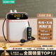索愛（soaiy）S518FM無線小蜜蜂擴音器教師專用防嘯叫U盤TF卡喇叭麥克風導游藍牙音箱便攜式收音機喊話器教學 金