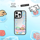 CASETIFY Maltese線條小狗系列 泡泡泳池 鏡面Magsafe手機(jī)殼 適用于iPhone 16/15 Plus/Pro/Max 蘋果手機(jī)殼 鏡面黑框Magsafe iPhone 16 Pr