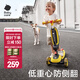 babycare兒童滑板車小孩1-6歲寶寶可折疊升降調(diào)高踏板單腳滑滑車可坐可滑 【莫迪克二合一】洛克黃